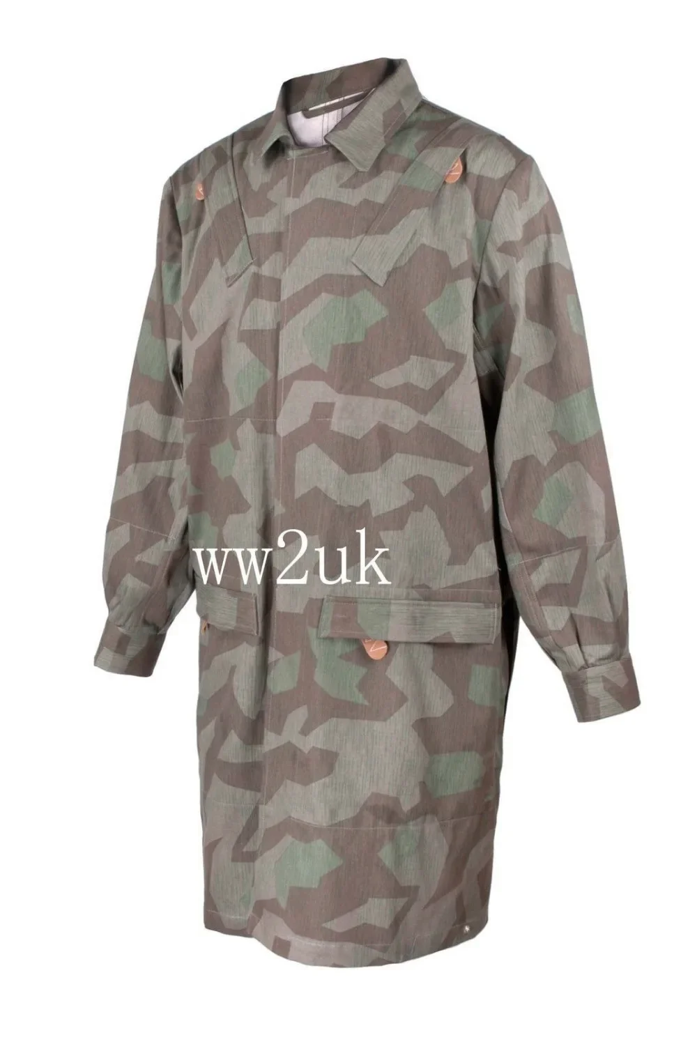 الحرب العالمية الثانية الألمانية النخبة المظلي FALLSCHIRMJAEGER سبلينتر كامو سموك الزي العسكري جمع إعادة تمثيل الحرب