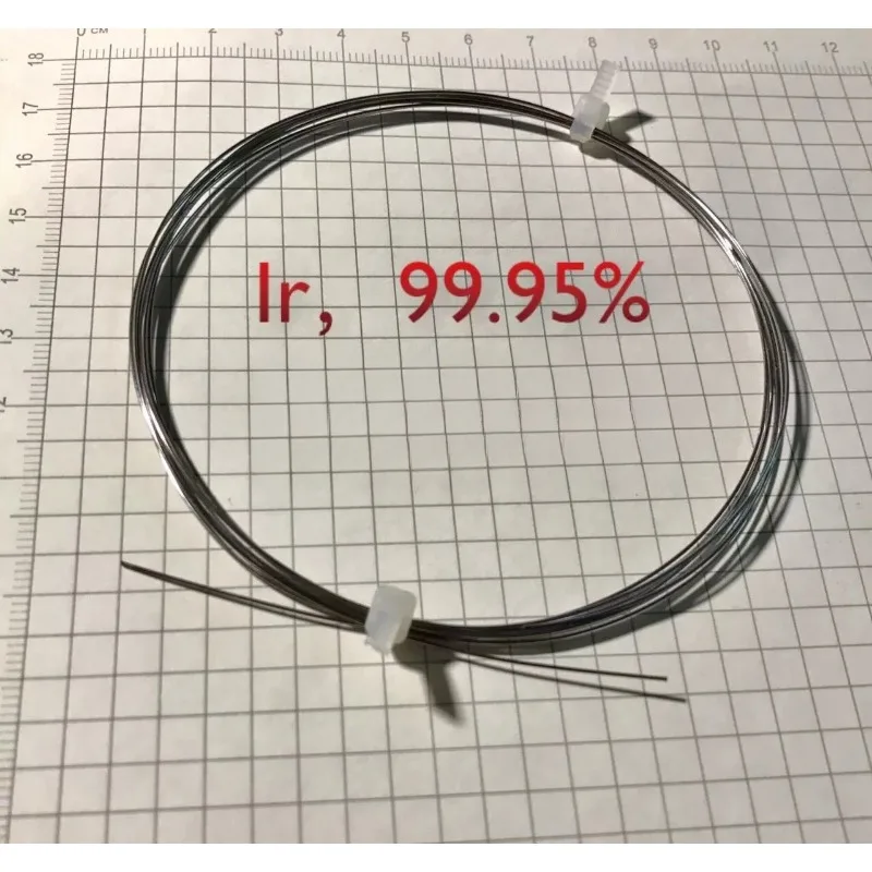 Iridium Wire Price Per 1cm 0.5mm Diameter Pure Ir 99.95 Metal