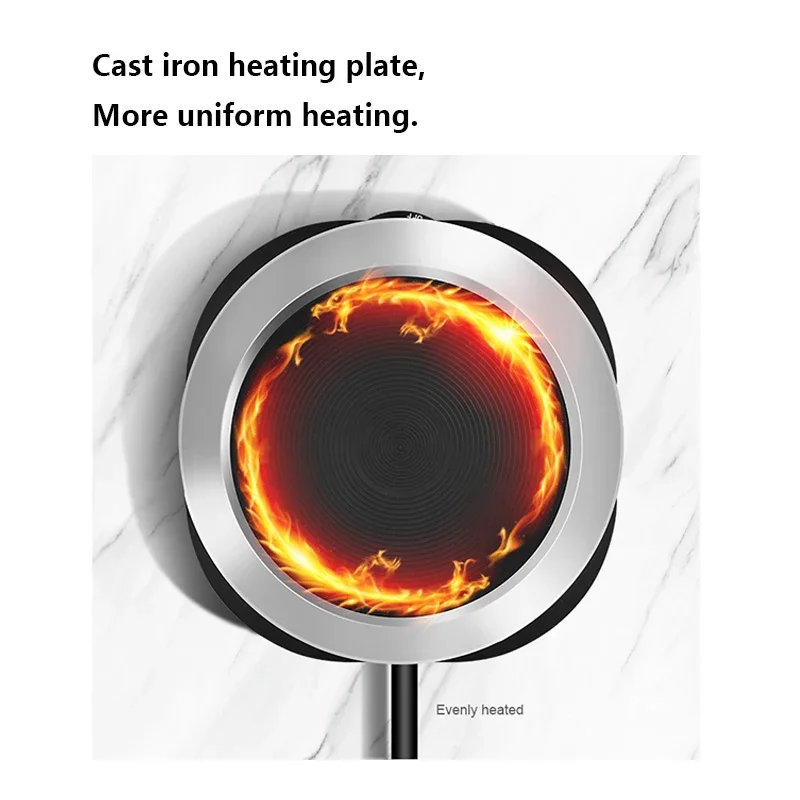 Household electric heating stove tea stove adjustable temperature coffee making Mocha pot heating stove glass water boiling