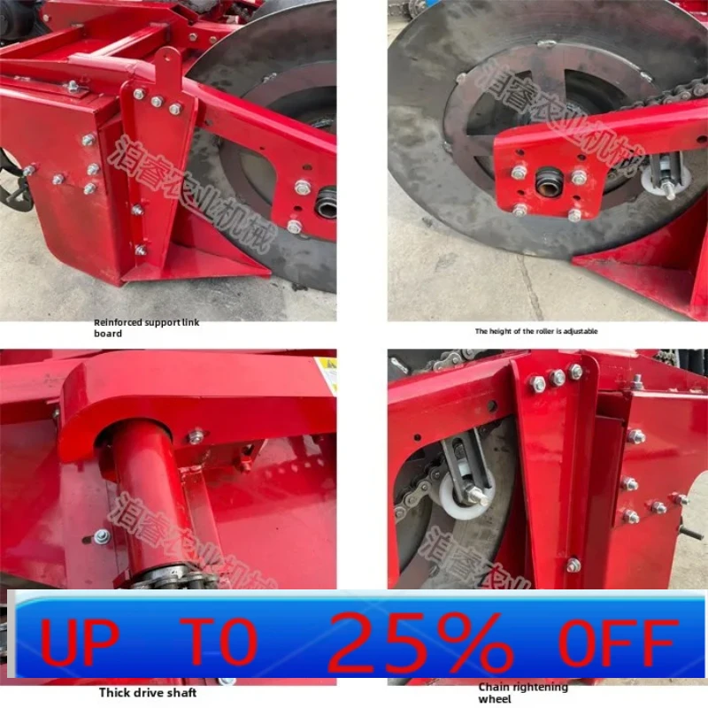 

LMM walking tractor with ridge beater agricultural farmland machinery disc ridge support