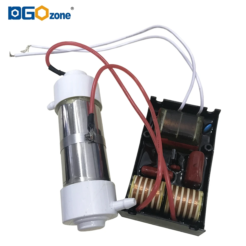 1G/H Quartz Tube Ozone Generator for Air and Water Purifying SPA Ozonizer Sterilize O3 Reactor Ozonio  KHT-1GQA1/A2