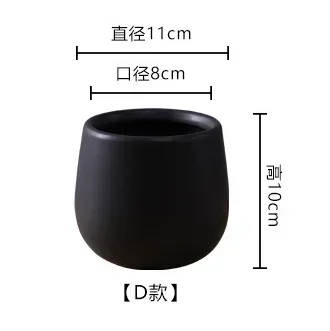 Ceramic Flower Pot Hydroponic Pots Garden Table Plant Top Decoration Supplies Bonsai Succulent Vase