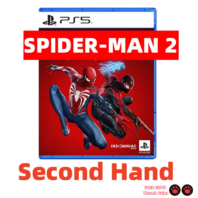 Б/у PS5 Игровой компакт-диск Человек-паук 2 PlayStation 5 Игровой диск Человек-паук 2