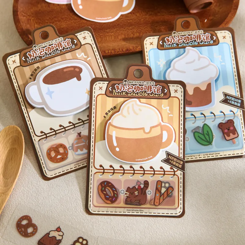 

30 Sheets Kawaii Cute Daily Do-It Check List Memo Pad INS Cartoon Message Paper Sticky Notes for Scrapbooking School Supplies