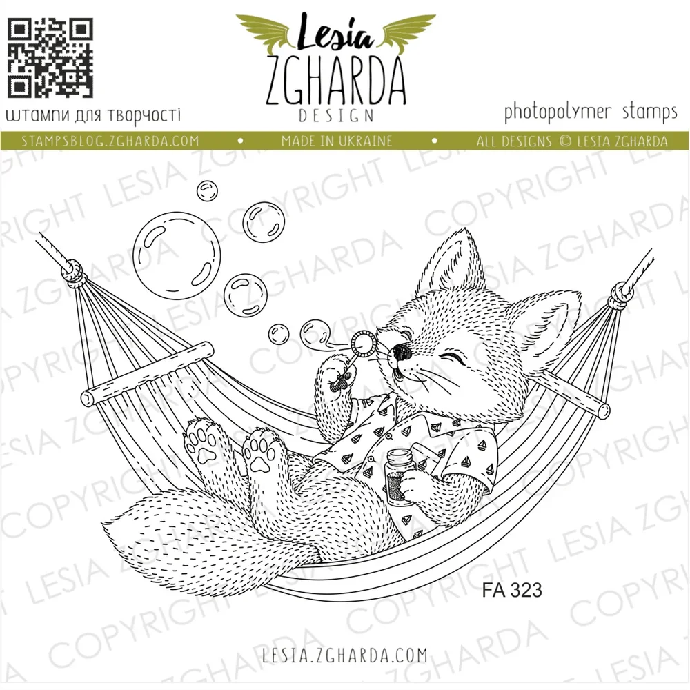 April 2026 New Dandelions with Sentiments Happy Dayschill Fox on a Deck Chair Stamps DIY Scrapbook Diary Greet Card Decoration - view 2