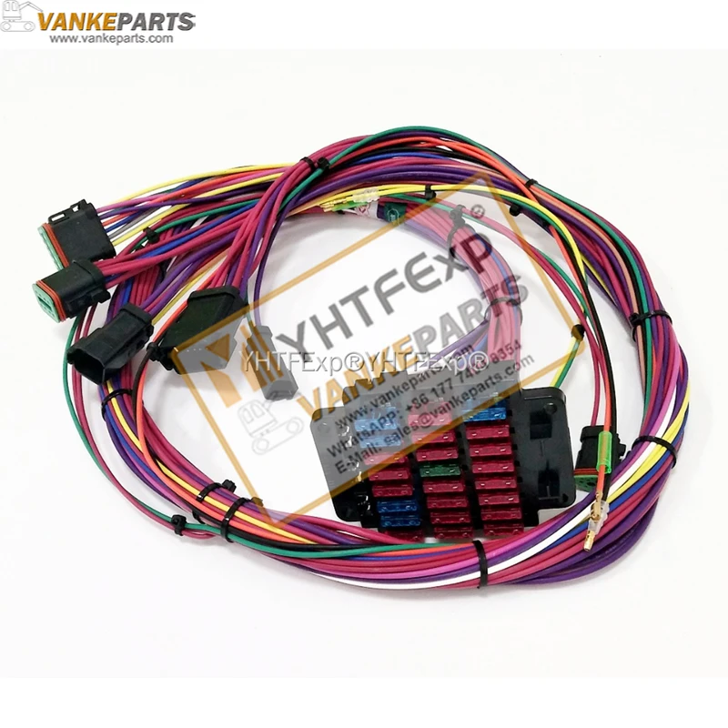 Vankeparts Excavator 325B Fused Box Wiring Harness Assembly Part No.: 132-1979