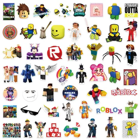 50 st ROBLOX klistermärken Party Kid klistermärken Tecknad Skateboard Kylskåp Graffiti Resväska Telefon Anteckningsbok klistermärken Barn Födelsedagspresent 12 best sales Minecraft-trosor - №3