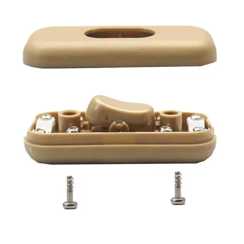 2 uds interruptor de luz 250V AC 6A Ine ON/OFF mesa lámpara de escritorio Cable interruptores basculantes de palanca Control para iluminación LED