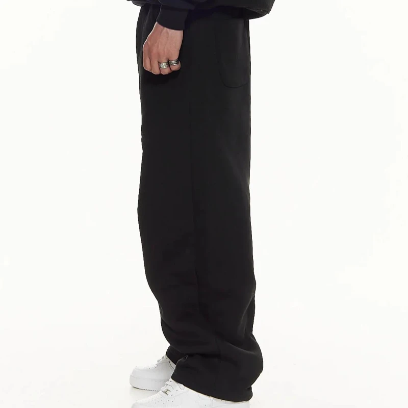 2025 multi pocket hip-hop design loose and trendy sweatpants Casual Simple Fashion Solid Color Loose Sports Pants Long Pants