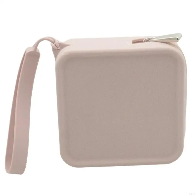 

Small Square Makeup Brush Bag Silicone Waterproof Storage Bag for Lipstick Brush 547A