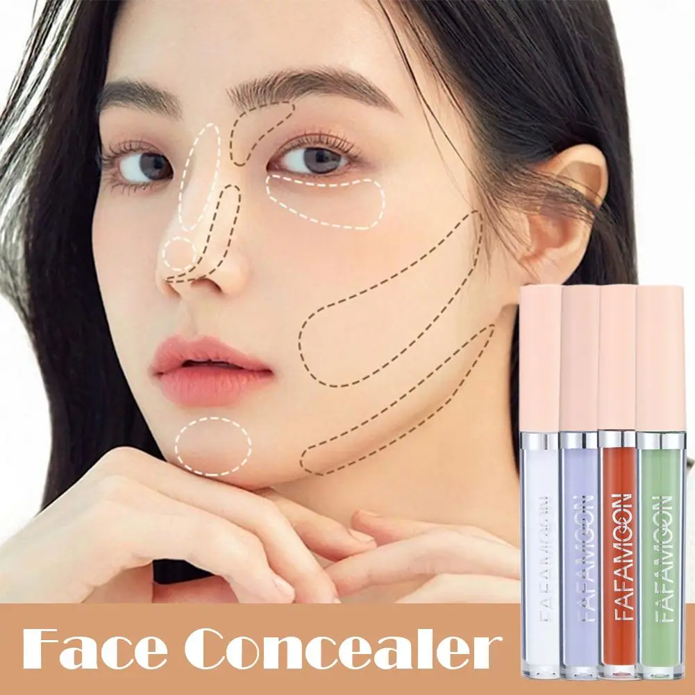 Concealer Eye Dark Circles Red Spots Acne Marks Cover Liquid Concealer Face Foundation Correcting Skin Color Cosmetics