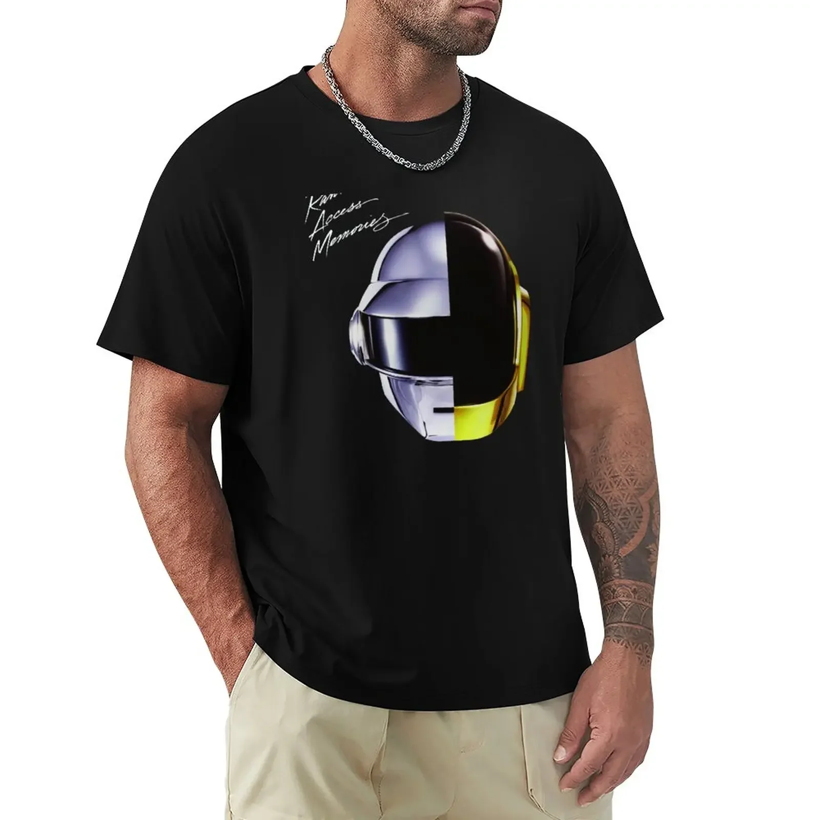 Daft Punk Random Access Memories T Shirt T-Shirt plus size tops blanks Short sleeve tee t shirts men