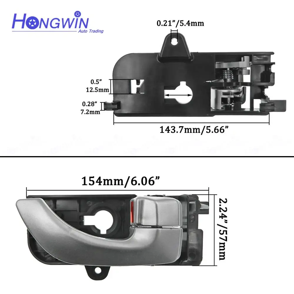 Inside Door Handle Front Rear Left Right For Hyundai Sonata 2005 2006 2007 2008 826103K020 826203K020 82610-3K020 Car Styling