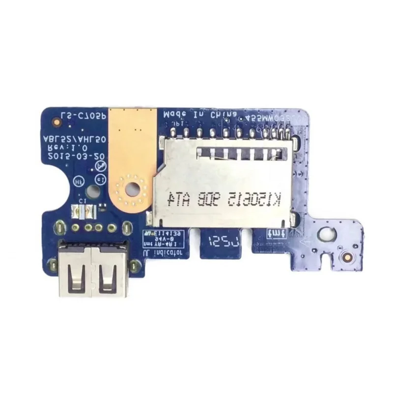 For HP 15-AC 15-AF 15-BA 15-AY 15Q-AJ 14-AC 250 255 G4 TPN-C125 C126 laptop LED card reader USB Jack board LS-D702P LS-C705P