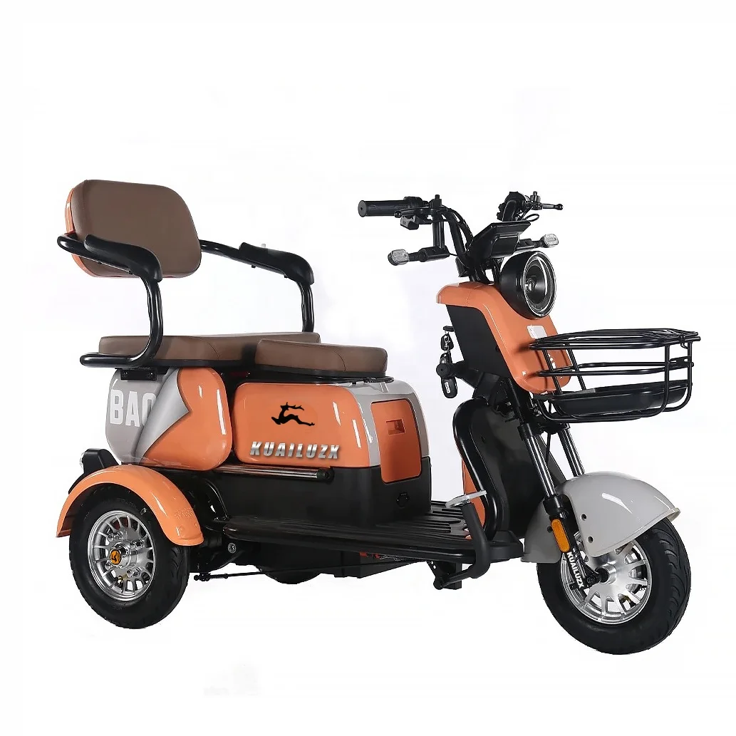 Cheap 800W Bike Tricycle Three Wheels Electric Bike For Adult Open Scooter Passengers 3 Wheels Electric Tricycles 3 Wheeler Bike