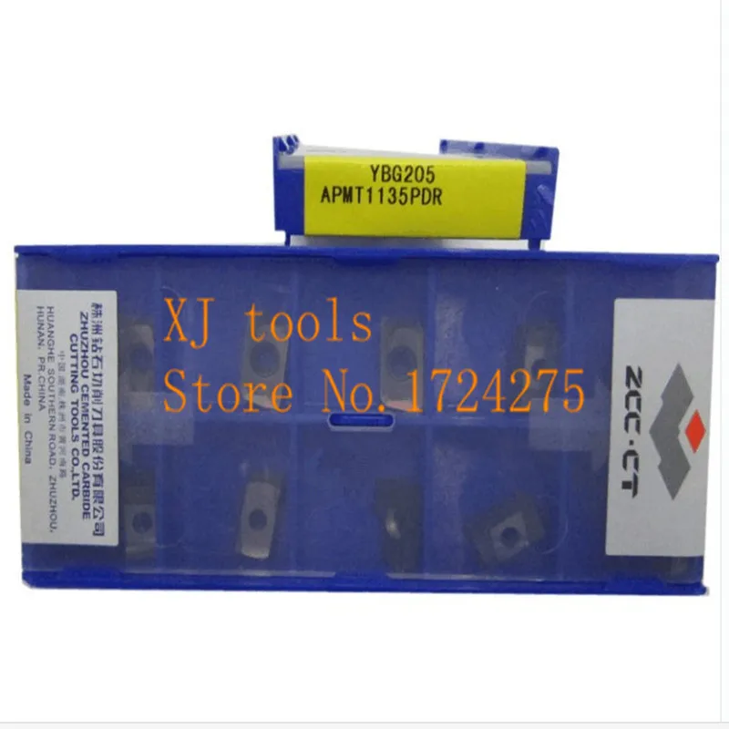 

APMT APMT1135PDR APMT160408PDER YBG202 YBG205 YBG302 100% Original ZCC.CT APMT1135 APMT1604 Carbide Insert