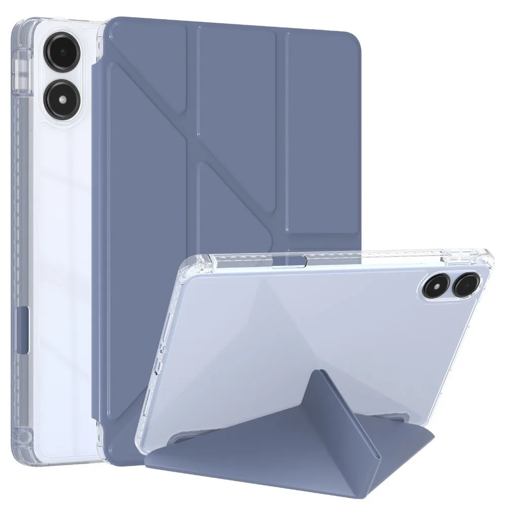 

Case For Xiaomi Redmi Pad Pro 12.1" 2024 Y-fold Flip Stand Soft TPU Back Cover Funda for Xiaomi Poco Pad 12.1 inch Tablet Case