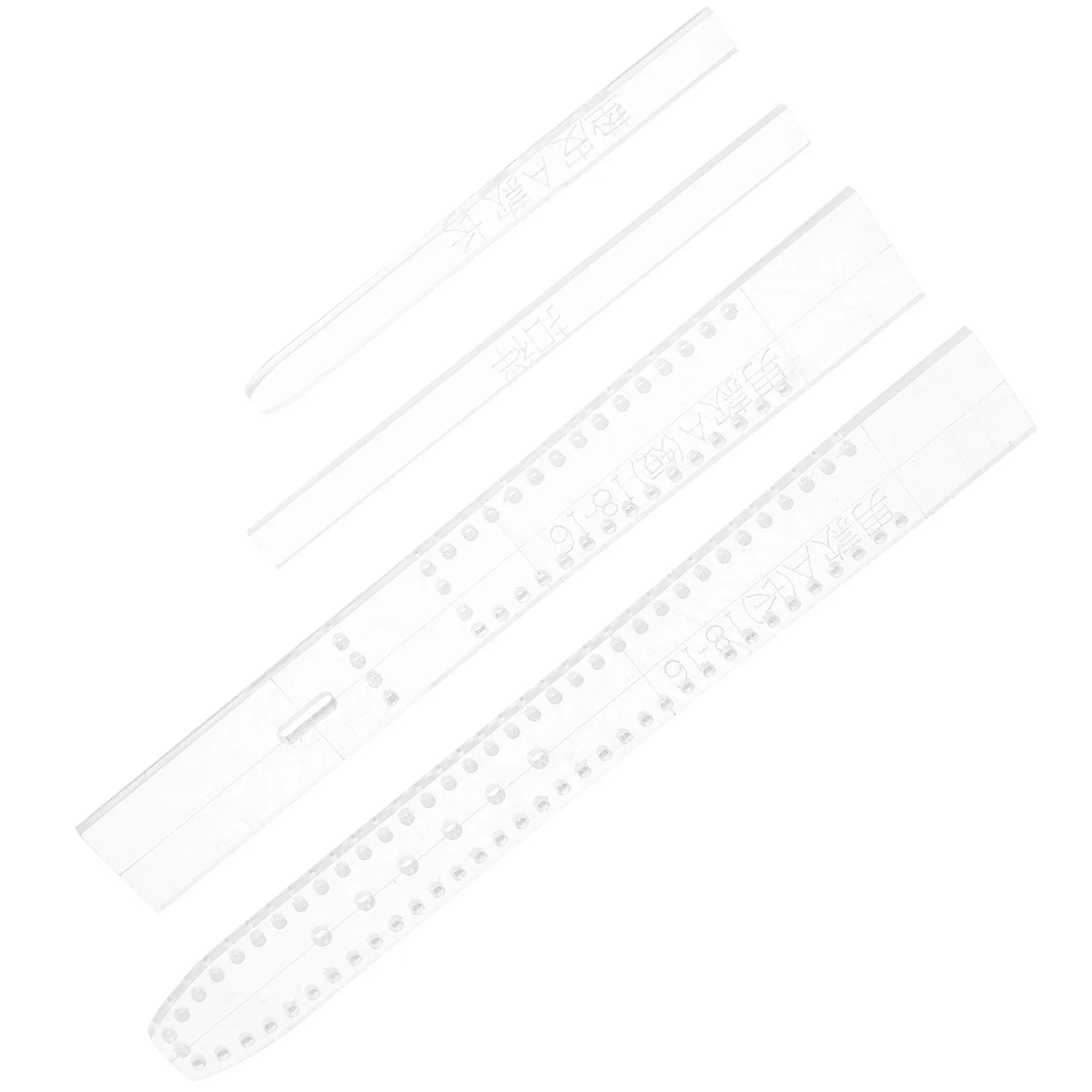 

Acrylic Watch Strap Diy Mold 18-16 3Mm Clear Durable Template For Handmade Watch Band Crafting Drawing Stencil Unisex Mold