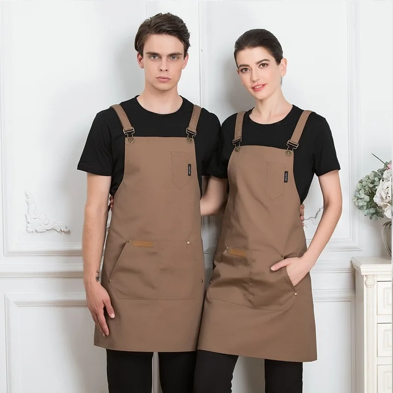 Supermarket Work Apron Custom Logo Apron Advertising Apron Printing Milk Tea Shop Apron Custom Fruit Shop Apron