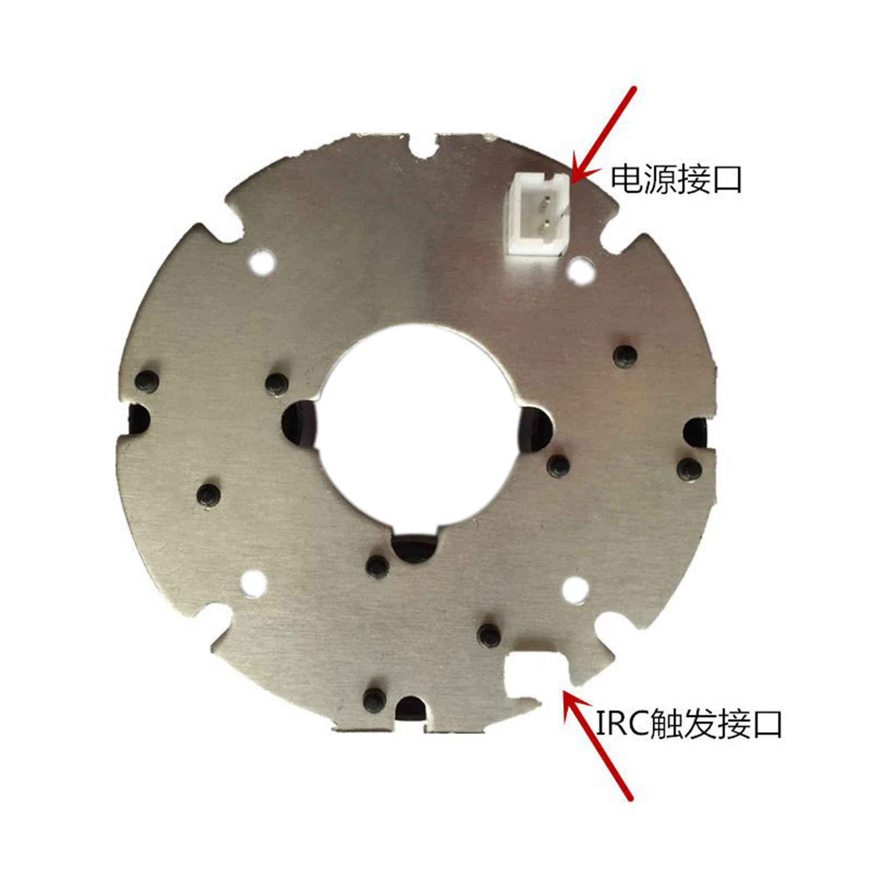 ABZZ-3Pcs 3 Array IR LED Spot Light Infrared 3X IR LED Board For CCTV Cameras Night Vision (53Mm Diameter)