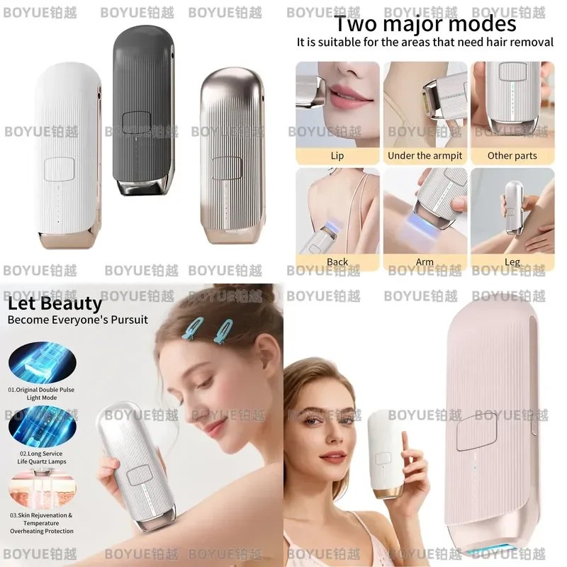 Sapphire Ice Cooling Hair Removal Device Portable Painless Epilator for Men Women Body Face Bikini Depilation Beauty