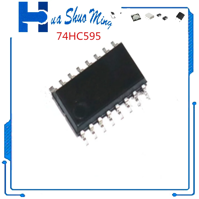 

100 шт./лот 74HC595 74HC595D SN74HC595D SOP16