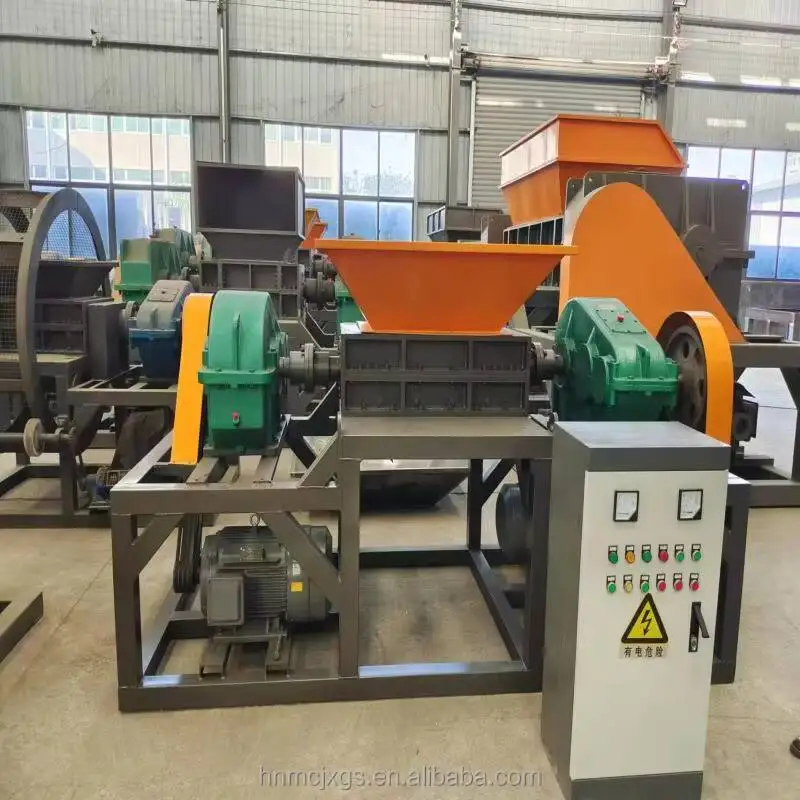 Powerful Carton Double Shaft Shredder Industrial Cardboard Shredding Machine