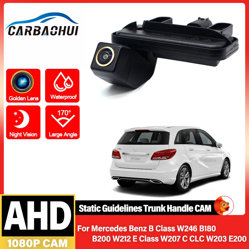 

Камера заднего вида AHD 1080P Golden Car для Mercedes Benz B-класса W246 B180 B200, E-класса W212, C-класса W207, CLC W203, E200