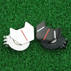 Juego de marcadores de bolas de Golf magnéticas, accesorios de entrenamiento de Swing al aire libre, Clip de sombrero de Metal pintado, regalos para golfista, 30x23,7mm, 1 unidad