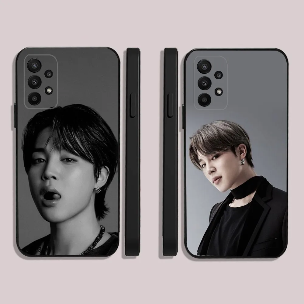 Park Ji-Min K-Kpop B-T-S Phone Case For Samsung S24,23,22,30,21,10,9,Ultra,Plus,Lite,FE,5G Black Soft Case