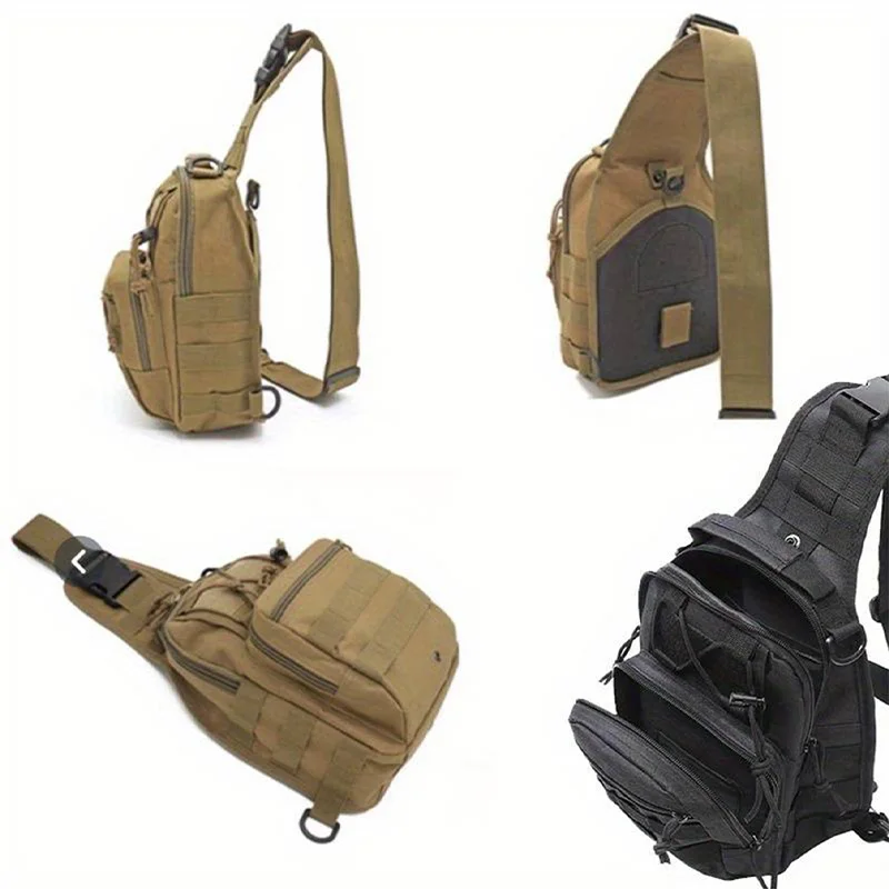 Saco tático do estilingue para homens e mulheres, Sacos Crossbody, ao ar livre, militar, esporte, viagem, ombro, caminhadas, equipamento de acampamento