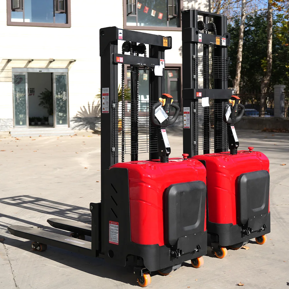 Customized Lifting Stacker All-electric Stacker 5m 5.5m 1.5Tons 1Tons Electric Self Loading Electric Stacker Customize
