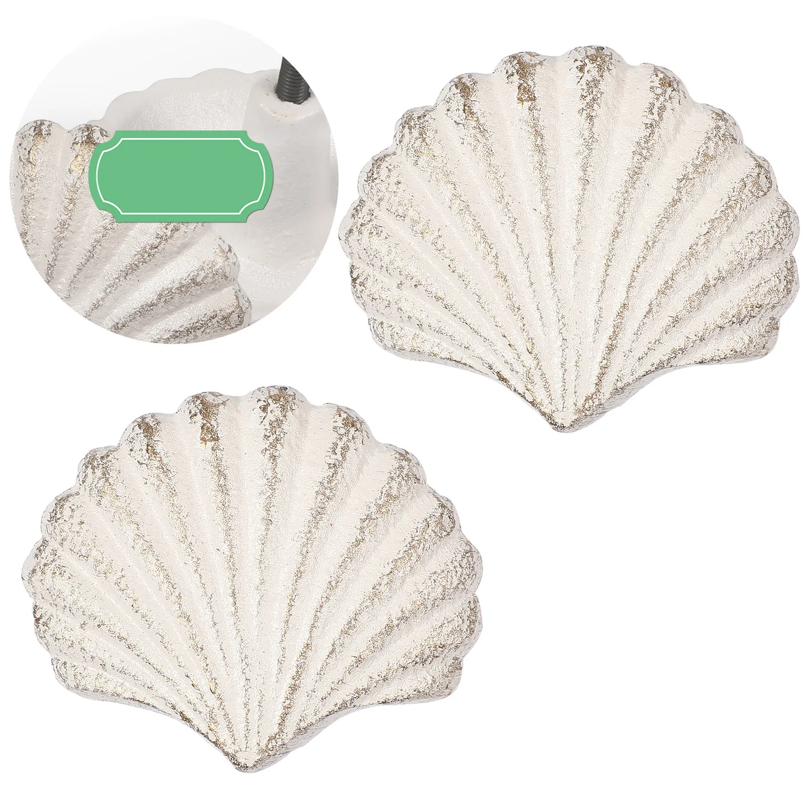 2Pcs Ocean Inspired Shell Knob - огляд і ціна Woodworking Inspiration