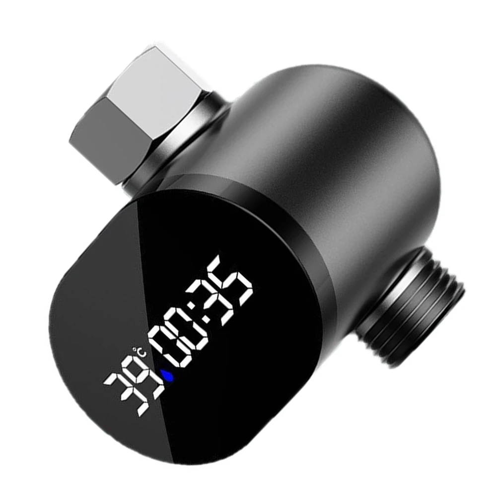 Digital Showerhead Thermometer with Live Temperature Visualization Uses Hydraulic Power Generation for Dependable Daily Use