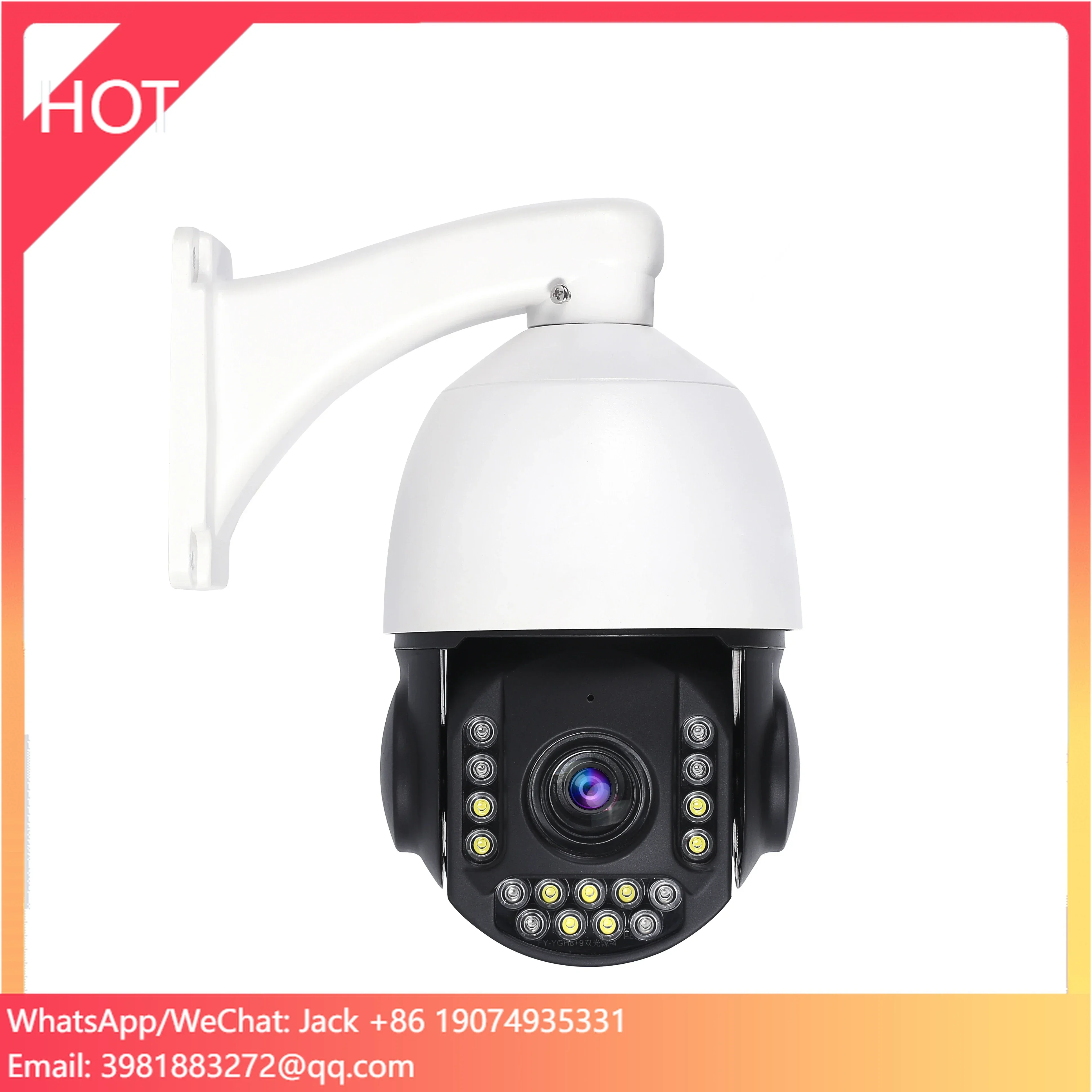 

8MP 4K Color Vu 20X ZOOM POE IP PTZ Speed Dome Security Camera Auto Tracking Build In Audio P2P Smart Human & Vehicle Detection