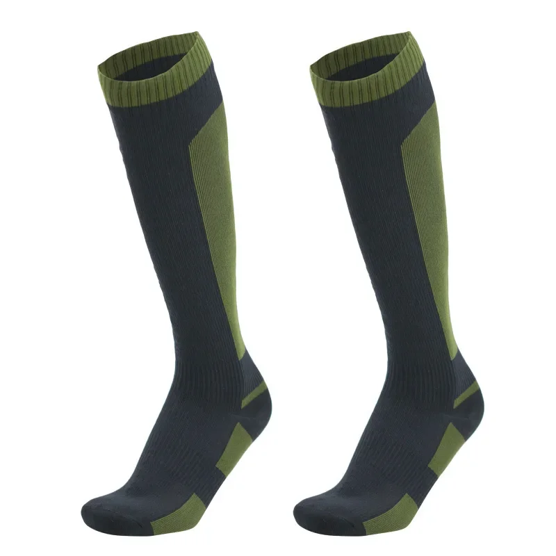 Knee high Waterproof Socks Hiking Wading Outdoor Camping Cycling Skiing Mountaineering Warm Long Knee high Waterproof Sock