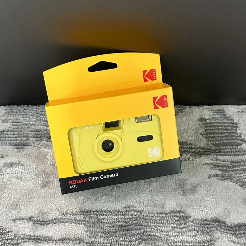 35mm retrokemak m35 filme câmera milho amarelo manual filme câmera não-descartável filme máquina com função de flash repetíveis