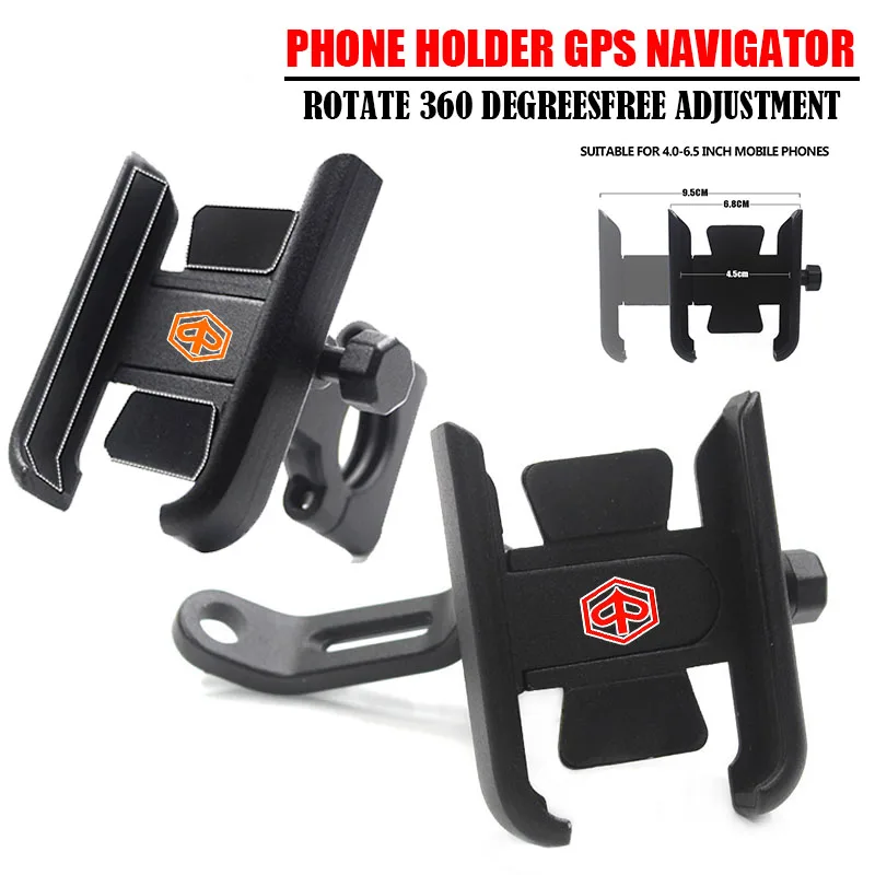 

For VESPA Piaggio GTS GTV LX LXV LT PX PRIMAVERA 50 125 150 200 250 300 300ie Handlebar Mobile Phone Holder GPS Stand Bracket