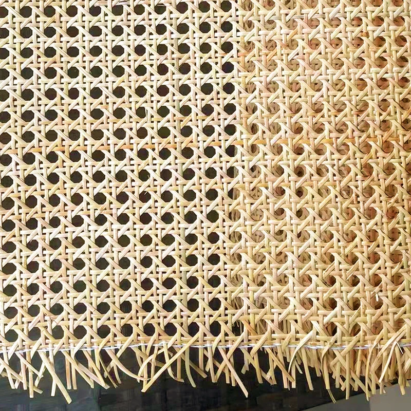 Alta qualità naturale indonesiano vero Rattan decorazione fai da te artigianato mobili intrecciati a mano sedia tavolo libreria vassoio materiale di