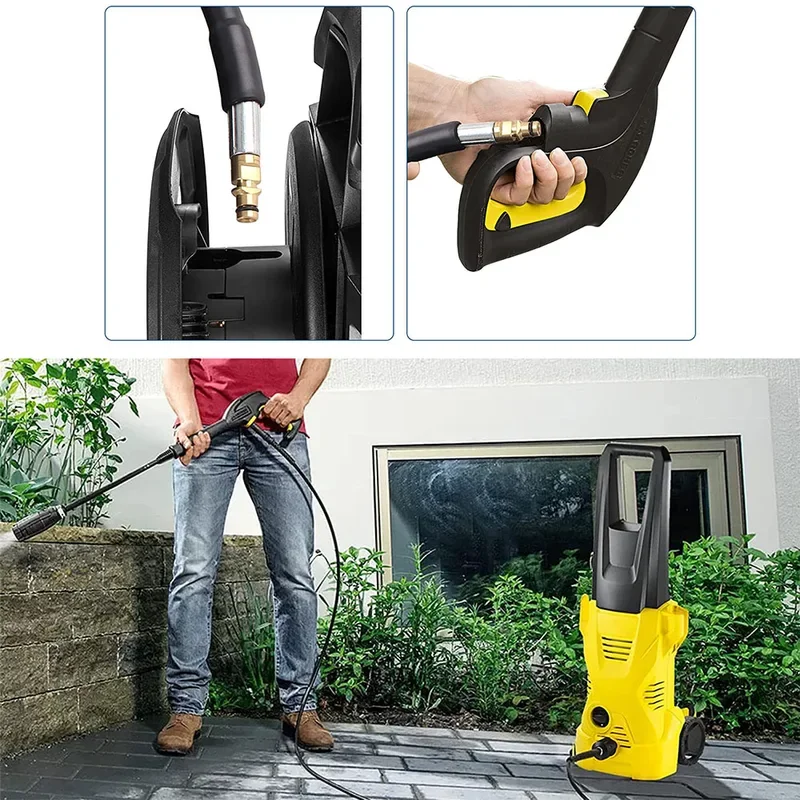 Raccordo per tubo flessibile con manicotto per Karcher K2K3 K4 K5 K6 K7 Accessori per ugelli Adattatore per connettore di riparazione punta tubo idropulitrice
