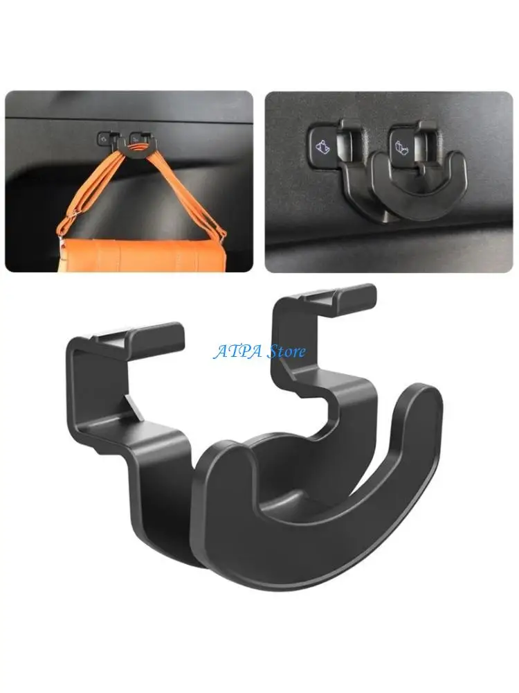 

U13C Rear Trunk Hook Water Bottles Umbrellas Grocery Bag Holder Hanger for Automobile Storage Hook