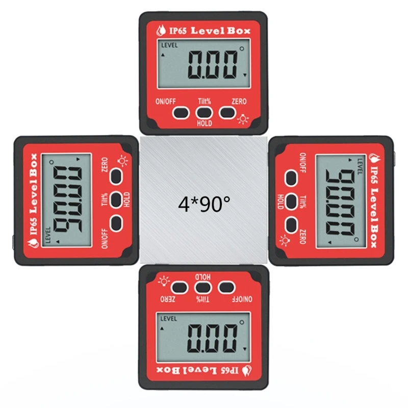 Tester livello del misuratore angolo digitale con base magnetica inclinometro del goniometro del livello del goniometro