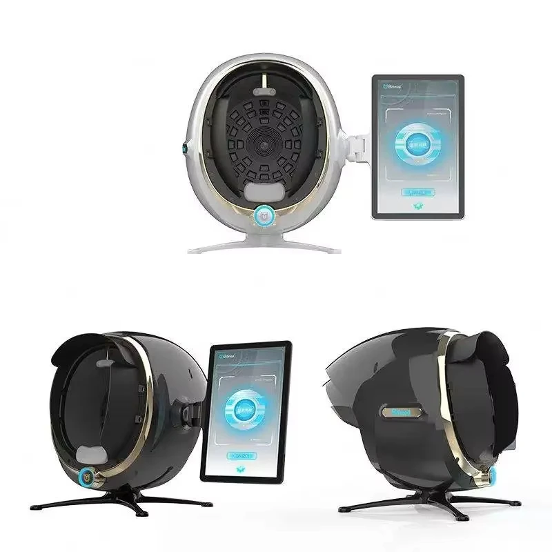 2025 最新の 3D 肌診断システム 3600 万ピクセル顔分析機肌水分検出アナライザーサロン使用デバイス