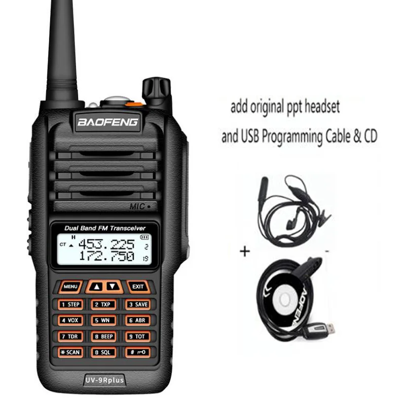 宝峰UV-9R Plus アップグレード uv9r 40km 50km 無線機 18W HFトランシーバー VHF UHF アマチュア無線 長距離 CB無線局