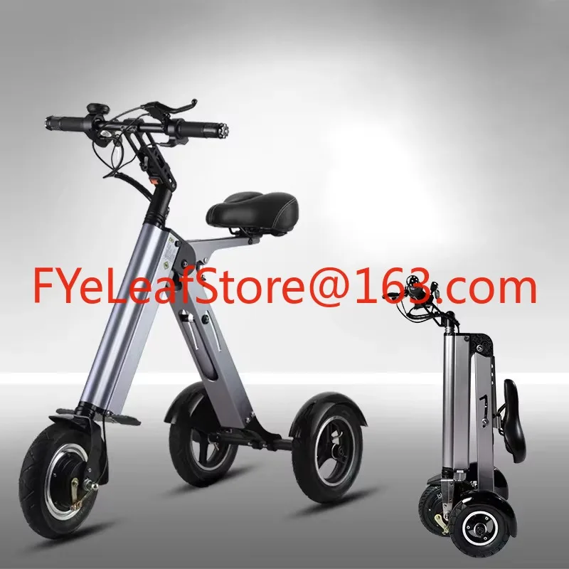 

2024 New Lightweight Folding 3 Wheels Electric Scooter Portable Aluminum Alloy Electric Vehicle Tricycle