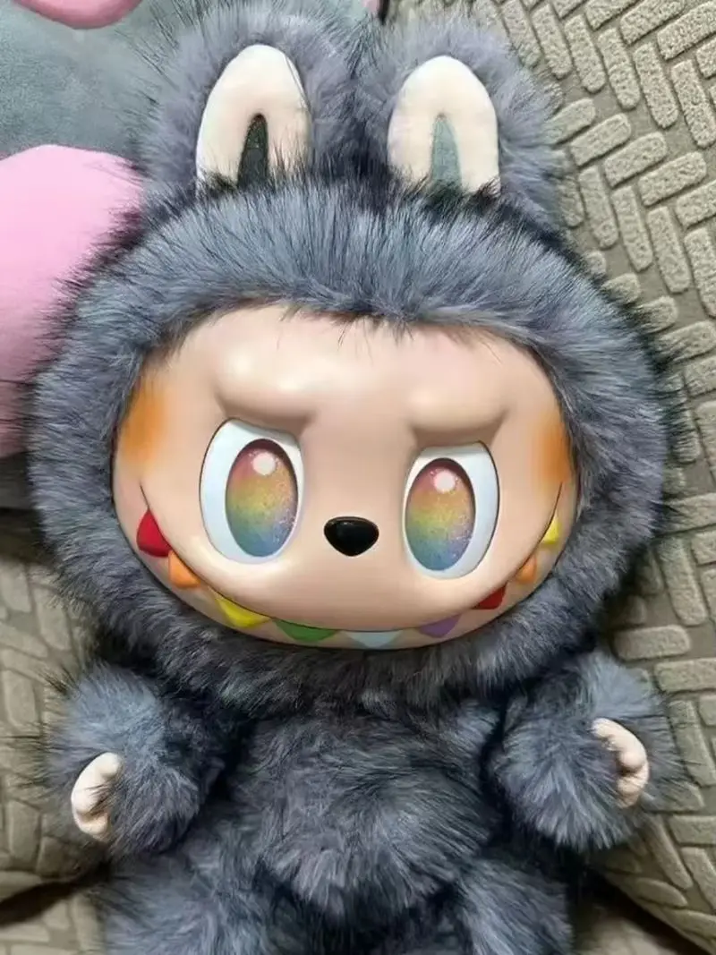 

38cm Labubu V3 Zimomo Big Energy Hidden Plush Blind Box Designer Toy Interior Decoration Pillow Surprise Friend Gift