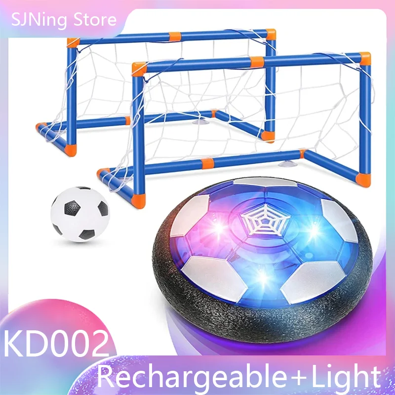 18cm Children Electric Hover Soccer Ball With Light Rechargeable Indoor Floating Football Set Game Funny Toys Gifts Boys Girls