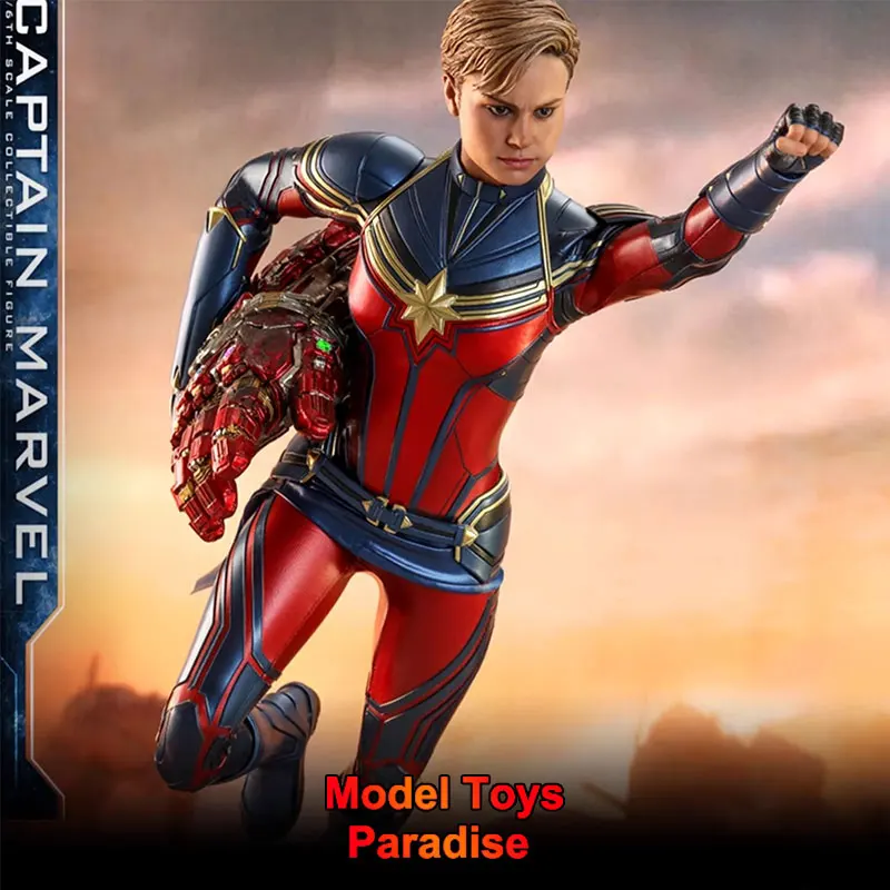 

HOTTOYS HT MMS575 1/6, Женский солдат, Капитан Marvel, супергерой, Мстители: финал, полный комплект, 12 дюймов, экшн-фигурка, коллекционные игрушки