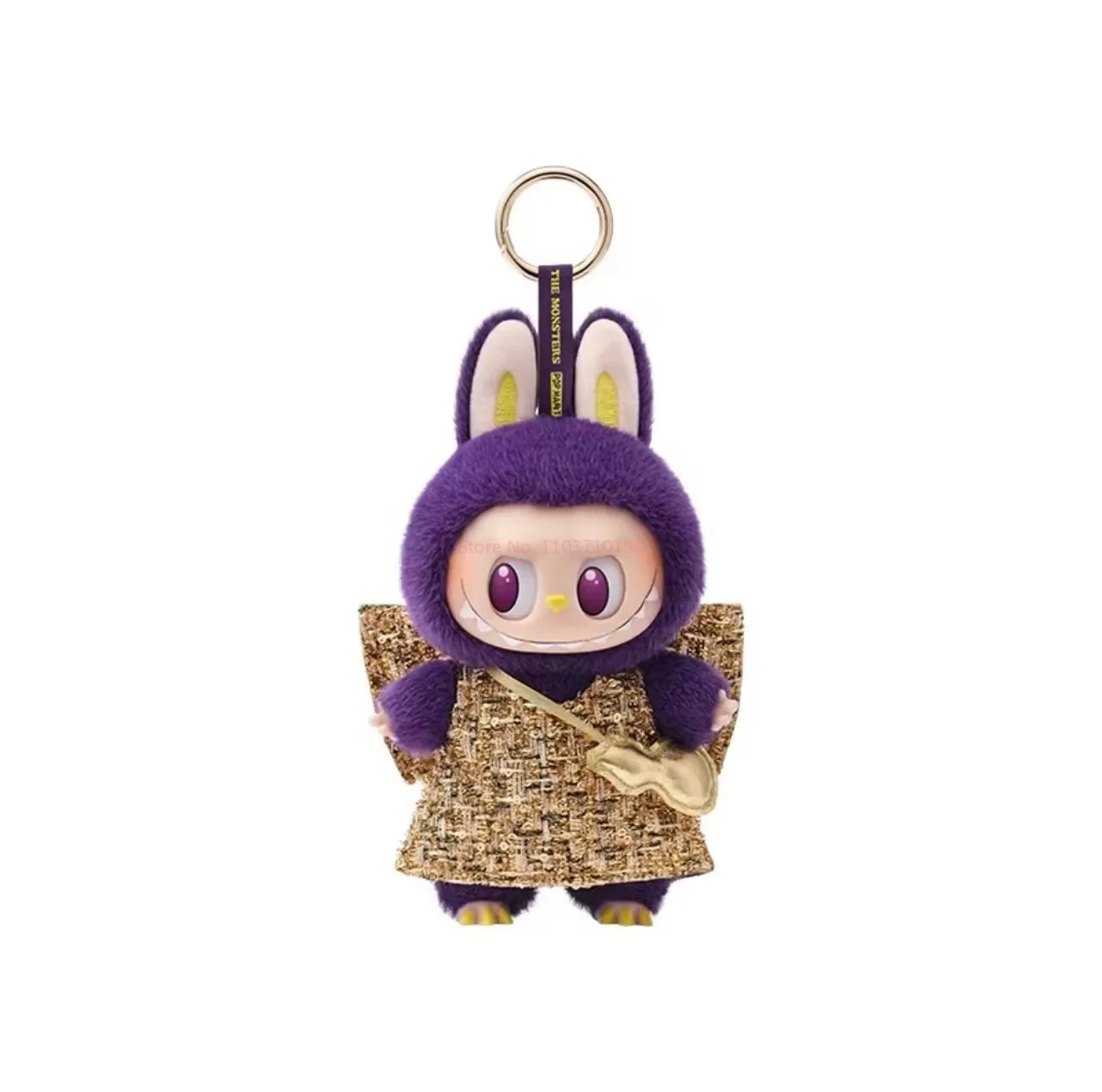 Genuine Pop Mart Labubu Action Figure Christmas Mokoko Key Chain Little Angel Zimomo Model Backpack Decoration Kawaii Doll Toys