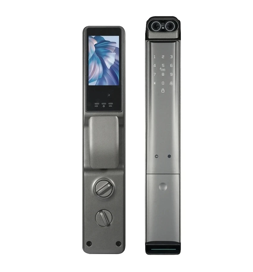 Face Recognition Digital Keypad Door Lock Biometric Fingerprint Intelligent Security  Household Wooden Door Lock